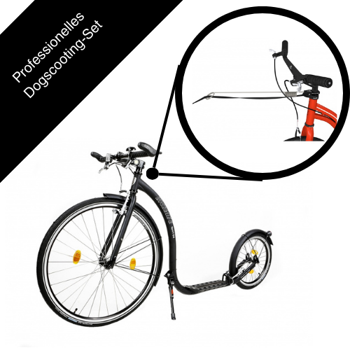 Dogscooting Vollausstattung mit Kickbike Sport G4