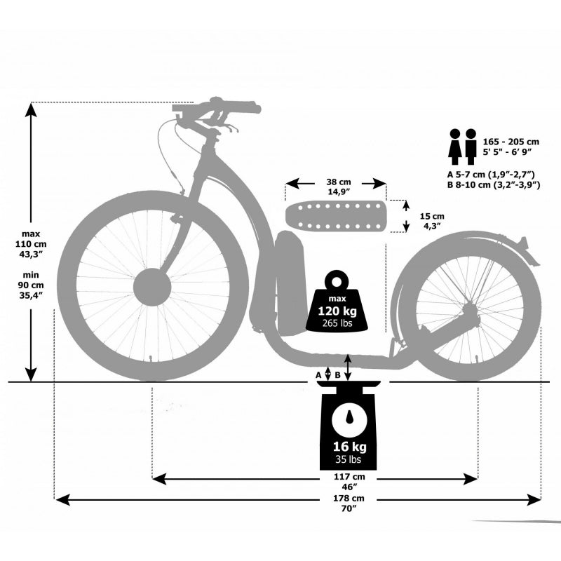Kickbike E-Cruiser Max